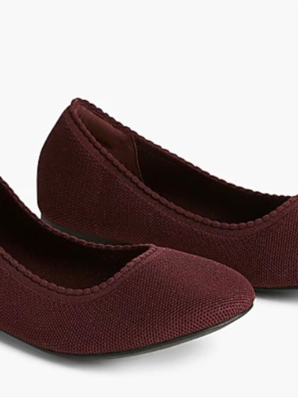 NWT- Lane Bryant Ballet Flats - Maroon size 7W